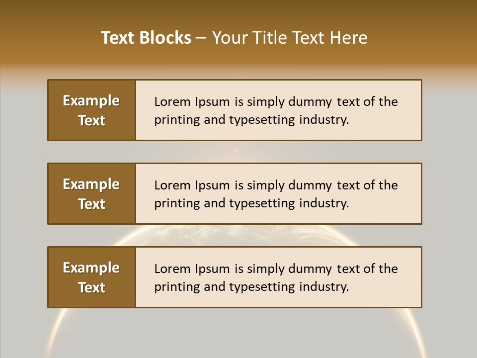 Dawn Astronomy Atmosphere PowerPoint Template