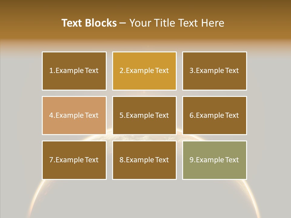 Dawn Astronomy Atmosphere PowerPoint Template