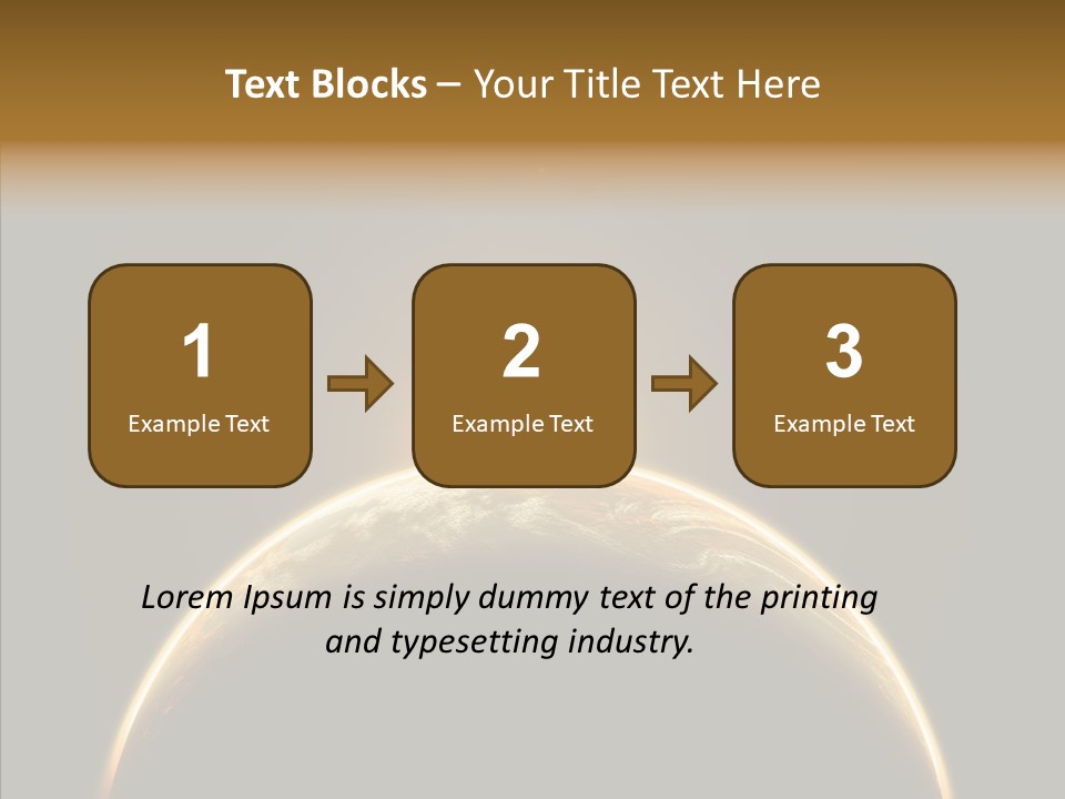 Dawn Astronomy Atmosphere PowerPoint Template