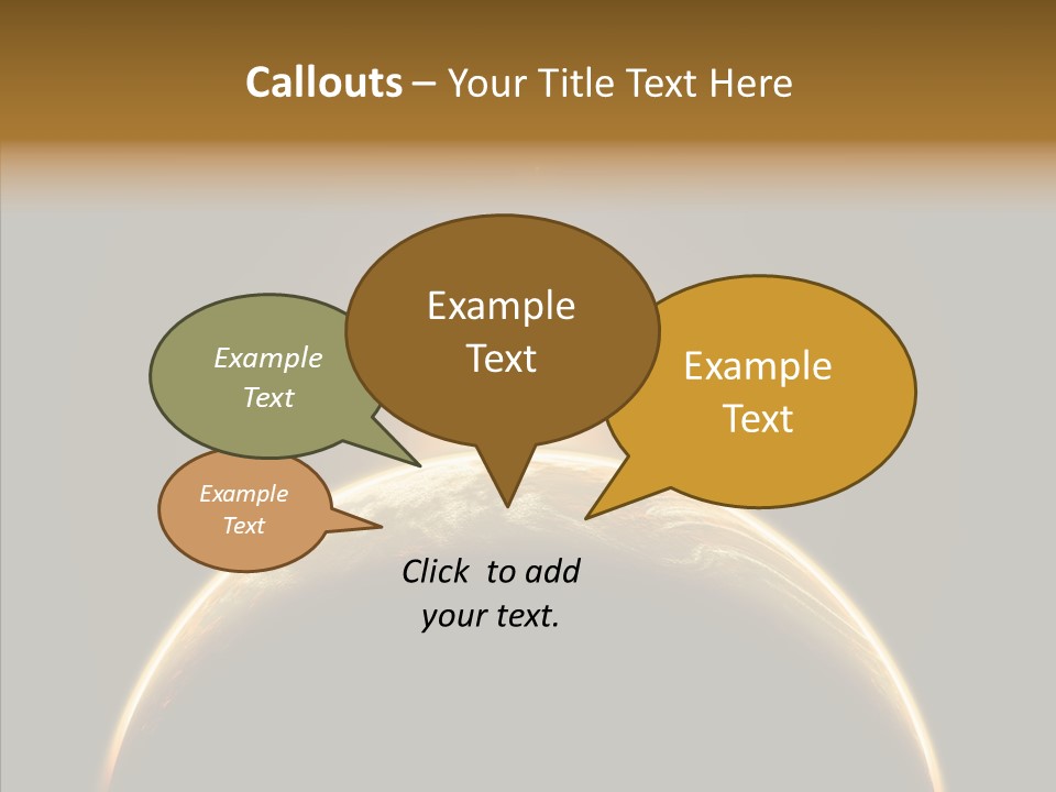 Dawn Astronomy Atmosphere PowerPoint Template