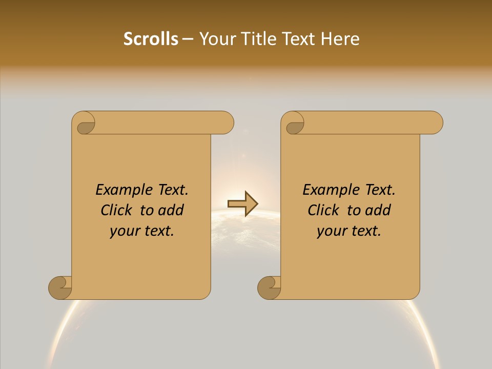Dawn Astronomy Atmosphere PowerPoint Template