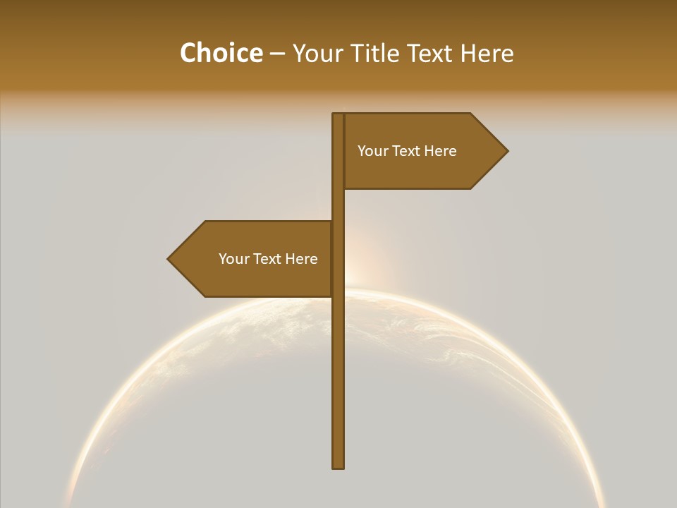 Dawn Astronomy Atmosphere PowerPoint Template