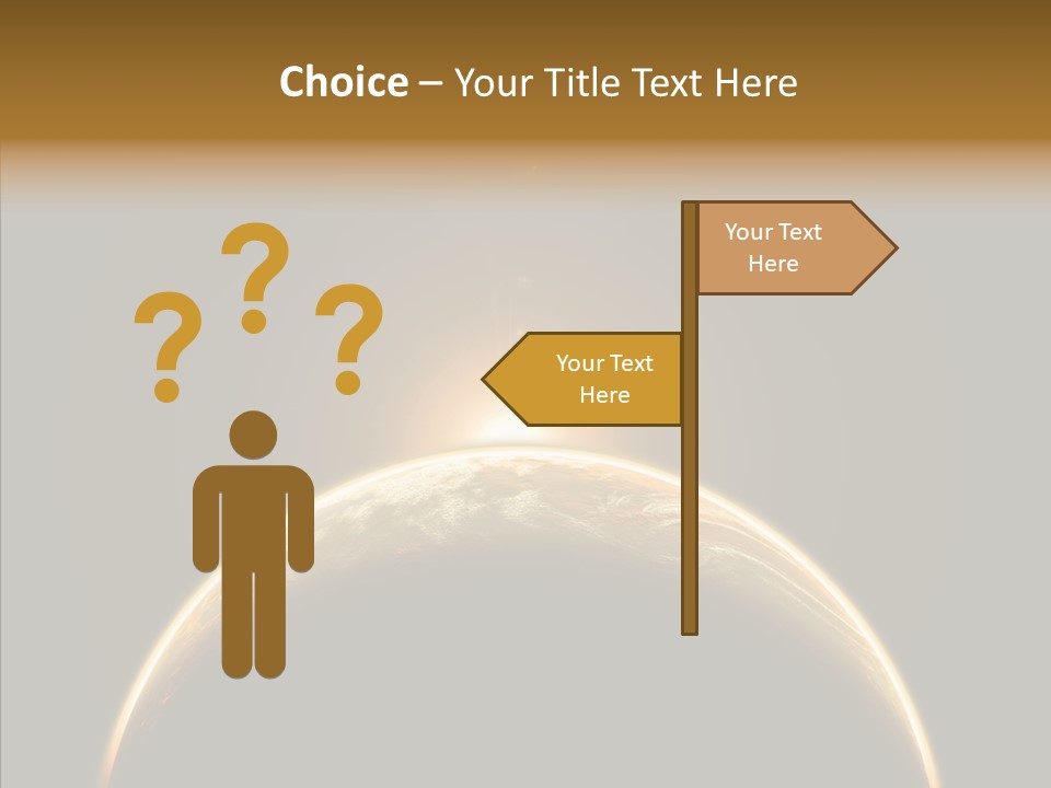 Dawn Astronomy Atmosphere PowerPoint Template