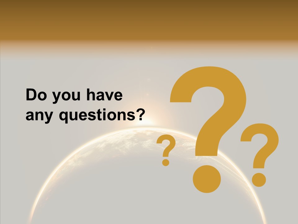 Dawn Astronomy Atmosphere PowerPoint Template