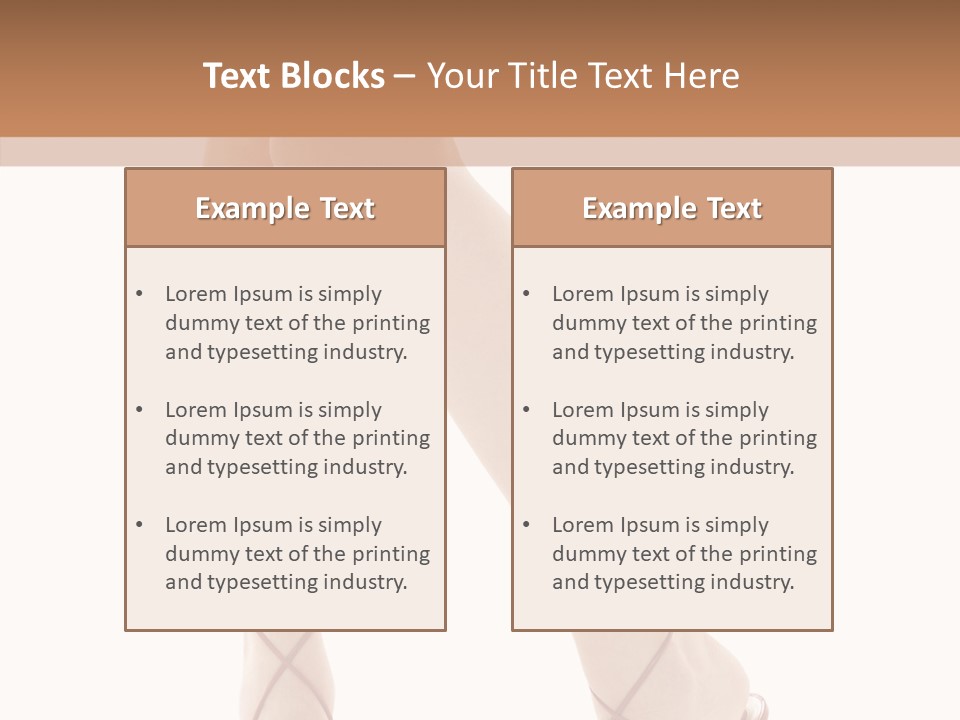 Handbag Trendy Tempting PowerPoint Template