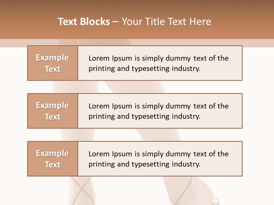 Handbag Trendy Tempting PowerPoint Template