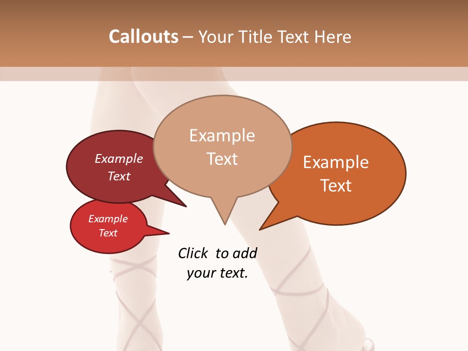 Handbag Trendy Tempting PowerPoint Template