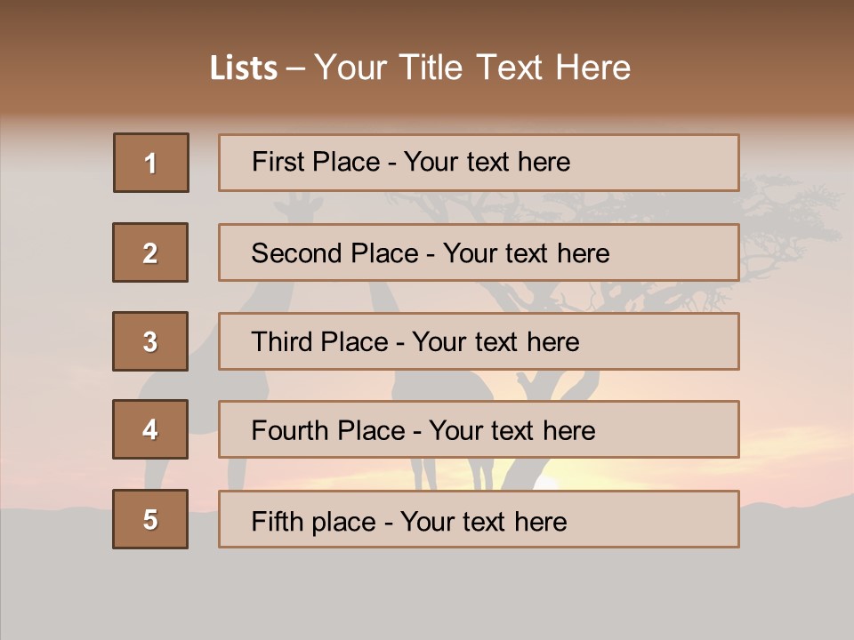 Environment Tourist Landmark PowerPoint Template