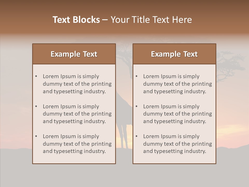 Environment Tourist Landmark PowerPoint Template
