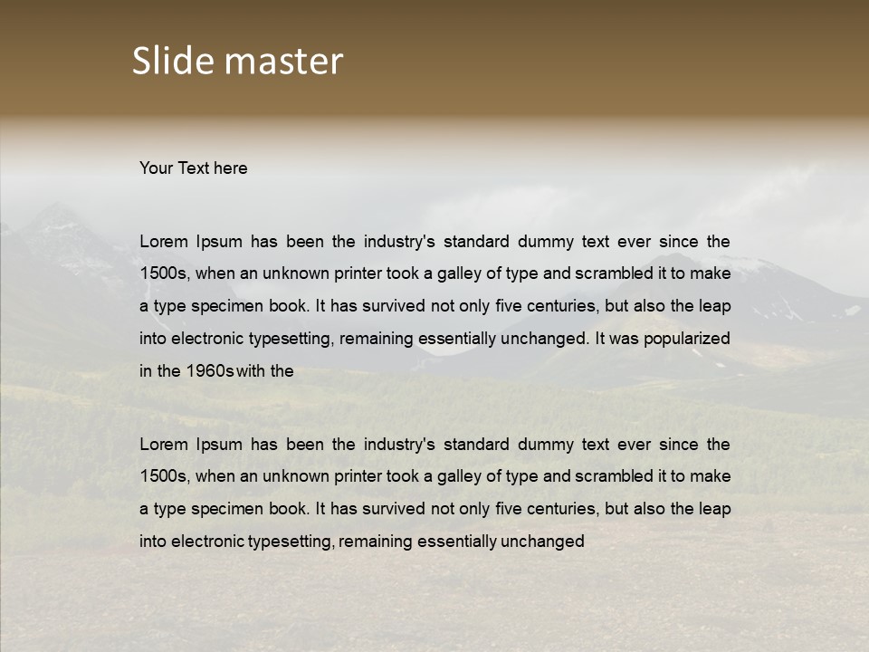 Wilderness Alaska Animals PowerPoint Template