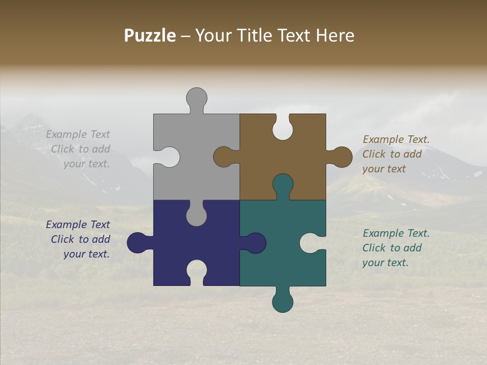 Wilderness Alaska Animals PowerPoint Template