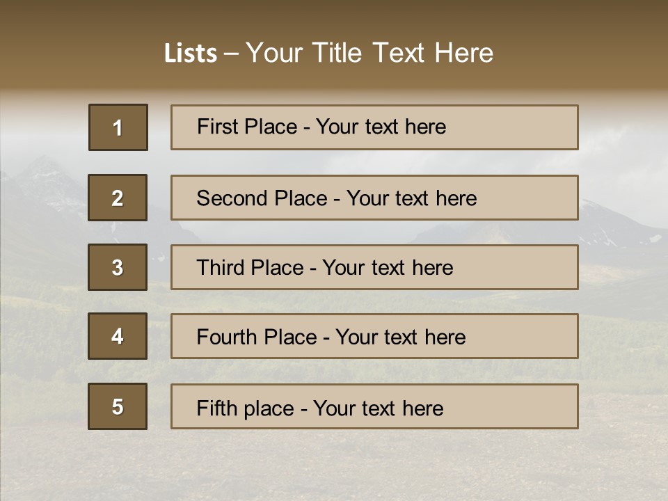 Wilderness Alaska Animals PowerPoint Template