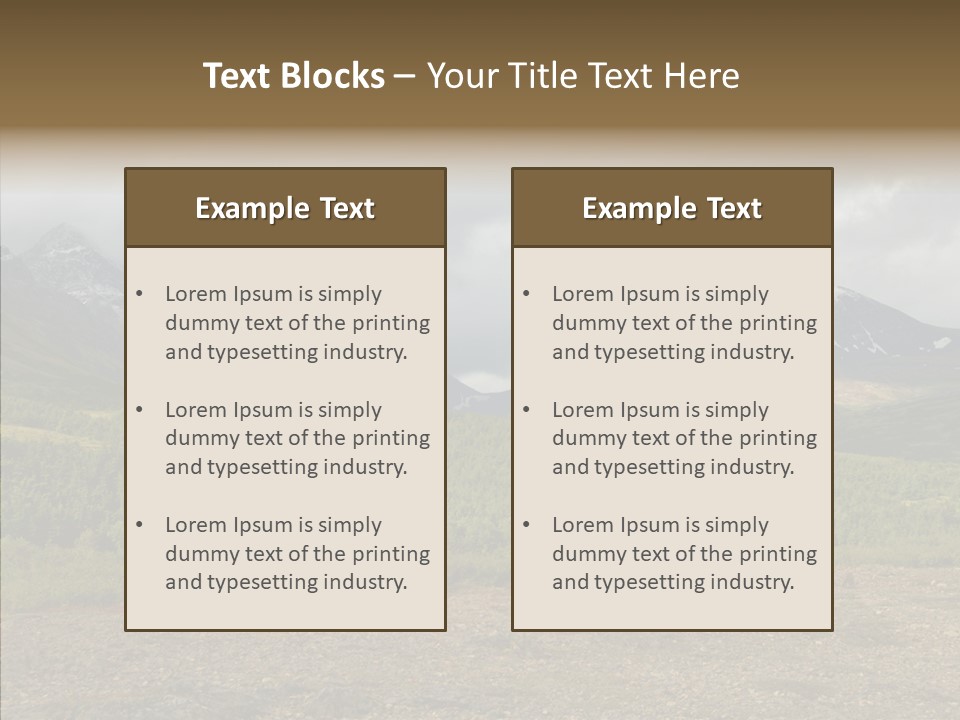 Wilderness Alaska Animals PowerPoint Template