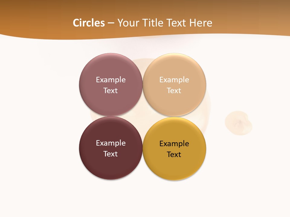 Face Bottle Creme PowerPoint Template