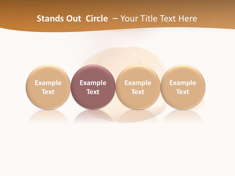 Face Bottle Creme PowerPoint Template