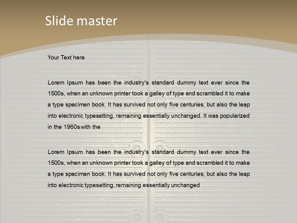 Seamless Backgrounds Steel PowerPoint Template