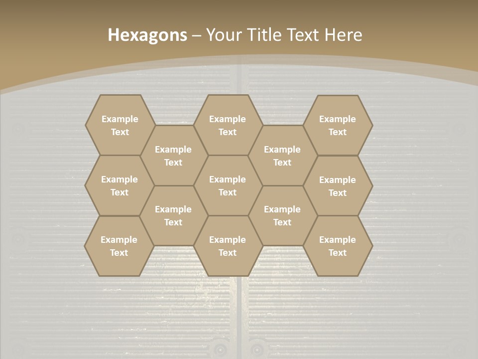 Seamless Backgrounds Steel PowerPoint Template