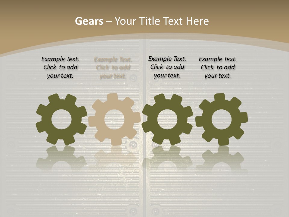 Seamless Backgrounds Steel PowerPoint Template