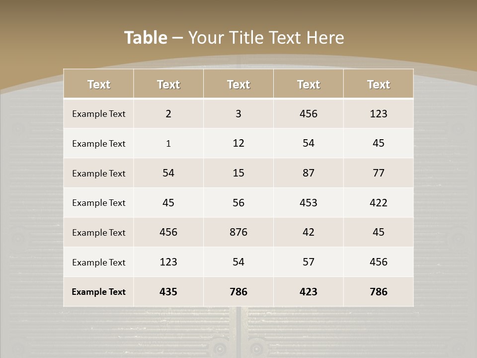 Seamless Backgrounds Steel PowerPoint Template