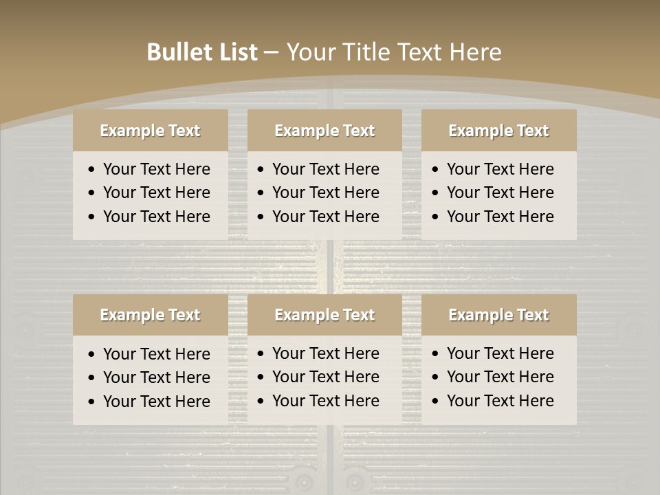 Seamless Backgrounds Steel PowerPoint Template