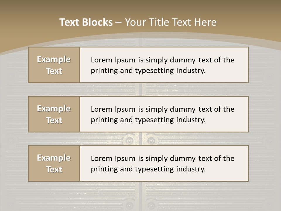 Seamless Backgrounds Steel PowerPoint Template