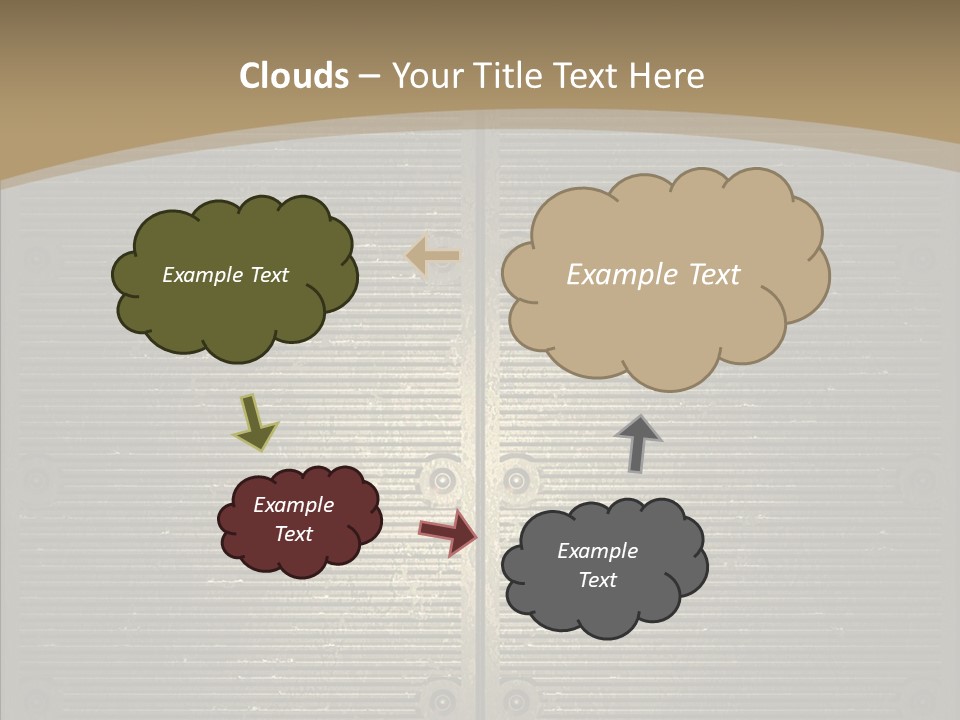 Seamless Backgrounds Steel PowerPoint Template