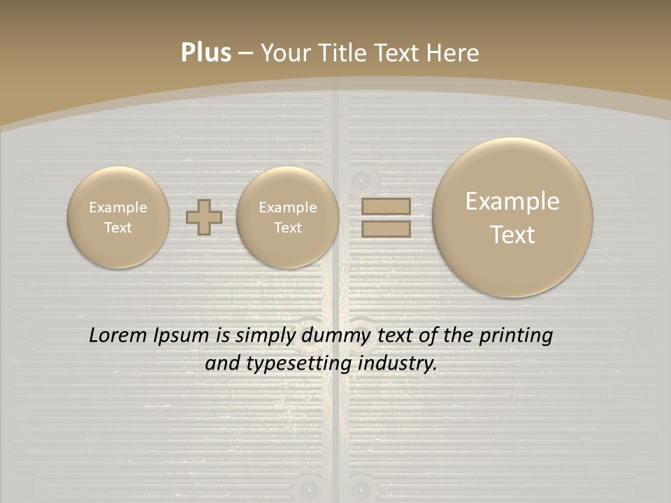 Seamless Backgrounds Steel PowerPoint Template