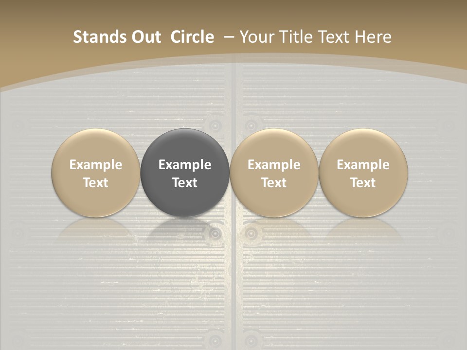 Seamless Backgrounds Steel PowerPoint Template