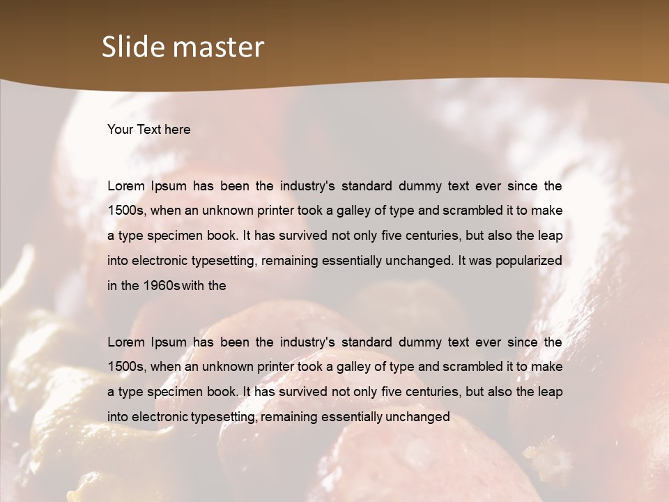 Warm Fat Salt PowerPoint Template