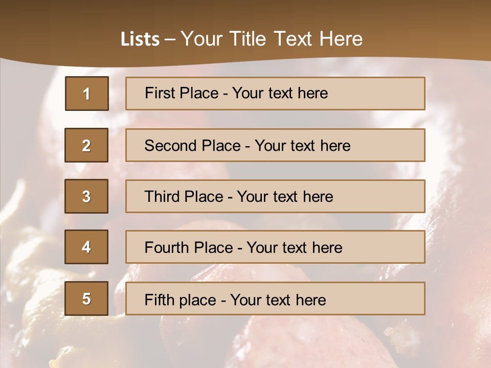 Warm Fat Salt PowerPoint Template