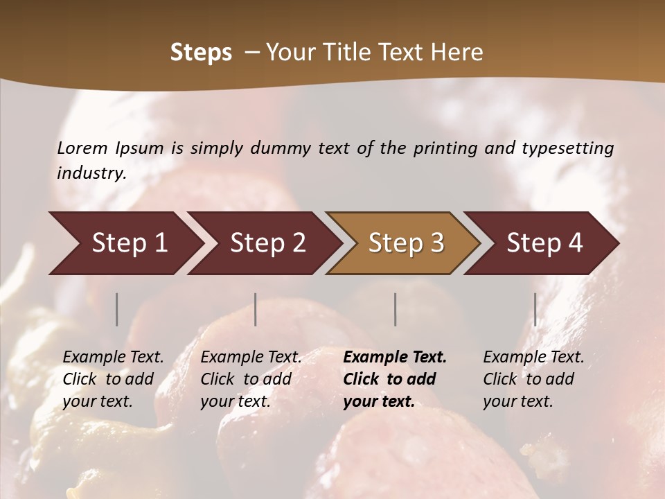 Warm Fat Salt PowerPoint Template