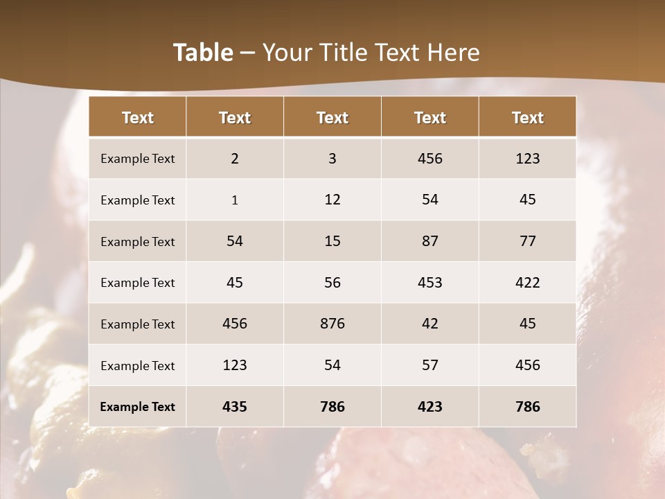 Warm Fat Salt PowerPoint Template