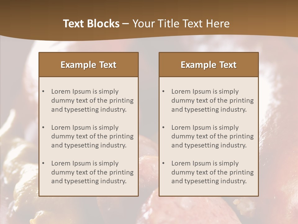 Warm Fat Salt PowerPoint Template
