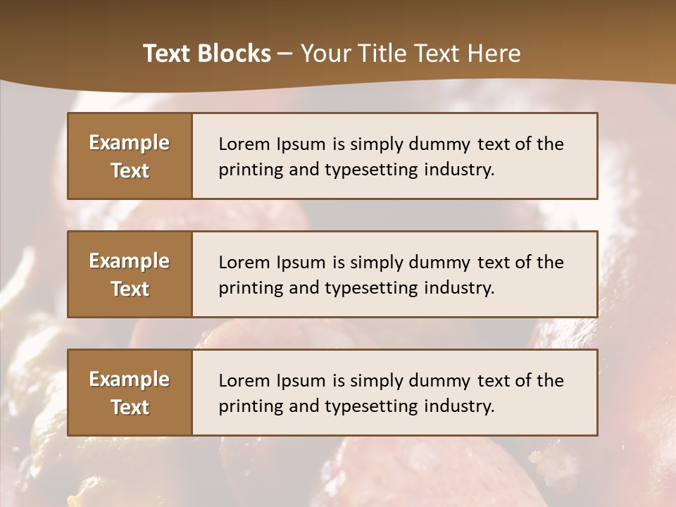 Warm Fat Salt PowerPoint Template