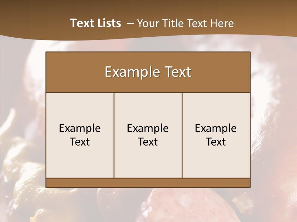 Warm Fat Salt PowerPoint Template