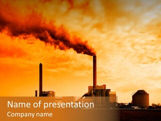 Structure Smog Petroleum PowerPoint Template