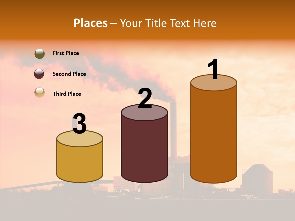 Structure Smog Petroleum PowerPoint Template