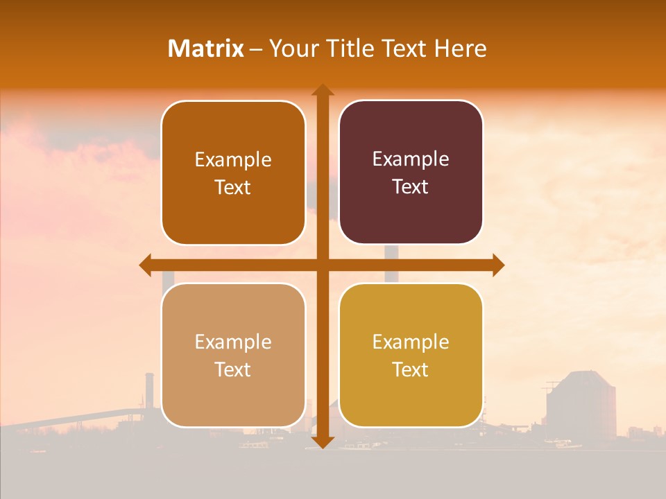 Structure Smog Petroleum PowerPoint Template