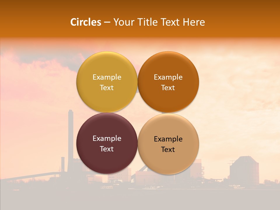 Structure Smog Petroleum PowerPoint Template