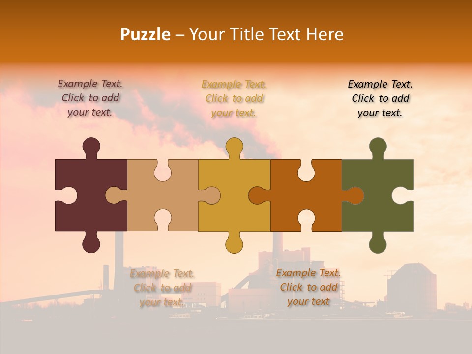 Structure Smog Petroleum PowerPoint Template