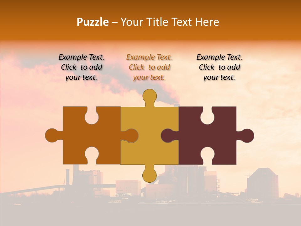 Structure Smog Petroleum PowerPoint Template