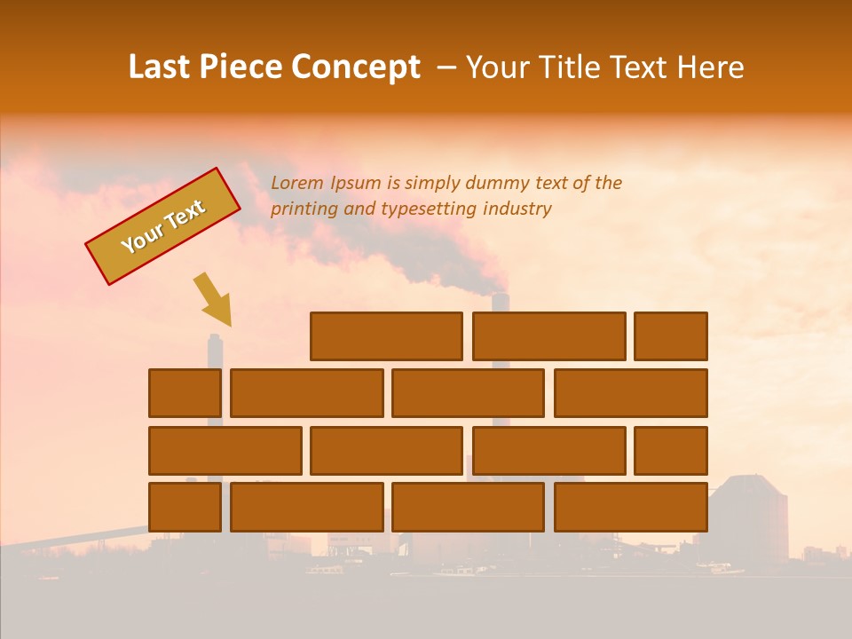 Structure Smog Petroleum PowerPoint Template
