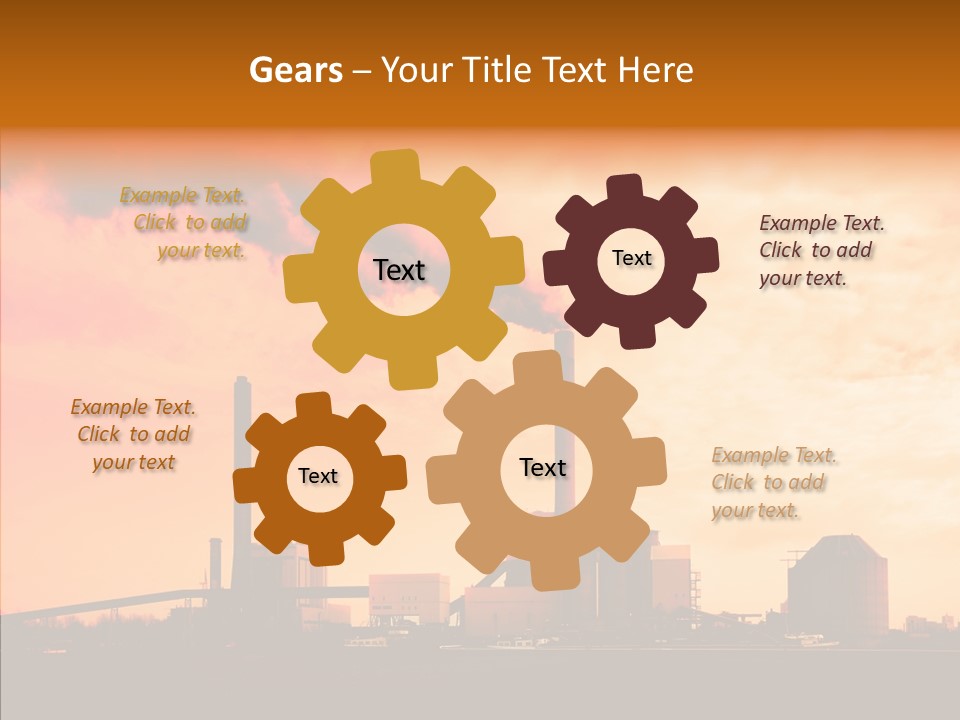 Structure Smog Petroleum PowerPoint Template