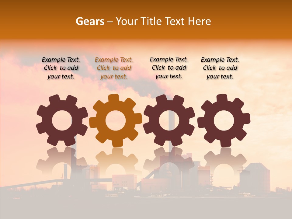 Structure Smog Petroleum PowerPoint Template