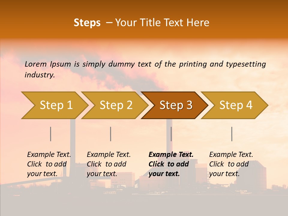 Structure Smog Petroleum PowerPoint Template