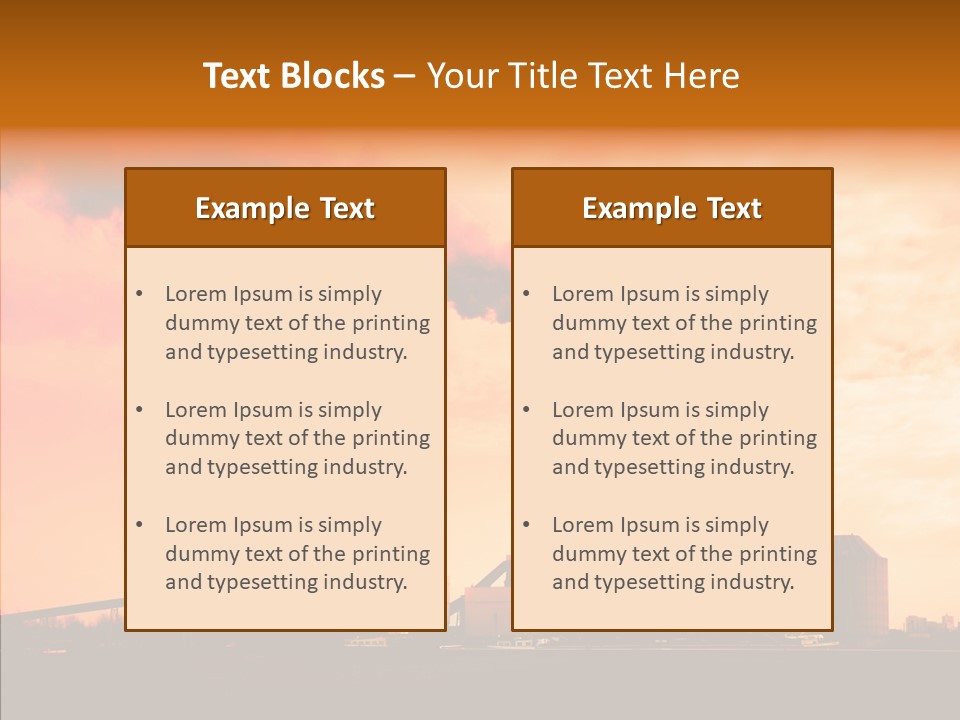 Structure Smog Petroleum PowerPoint Template