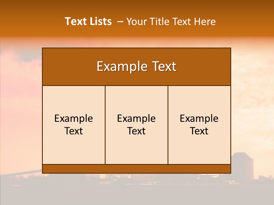 Structure Smog Petroleum PowerPoint Template