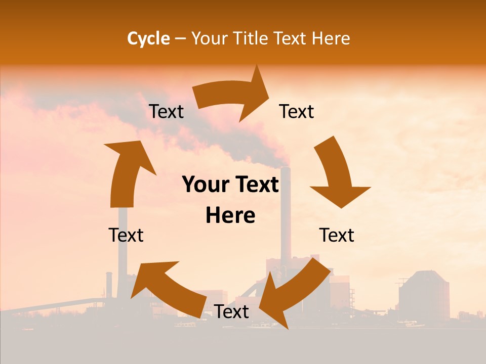 Structure Smog Petroleum PowerPoint Template