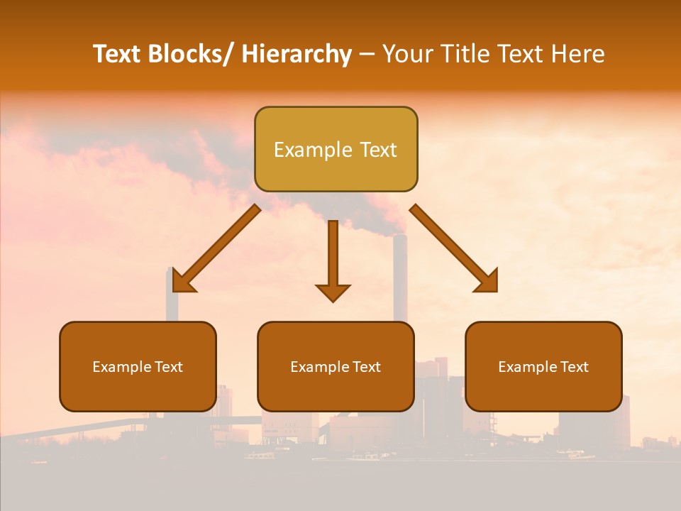 Structure Smog Petroleum PowerPoint Template