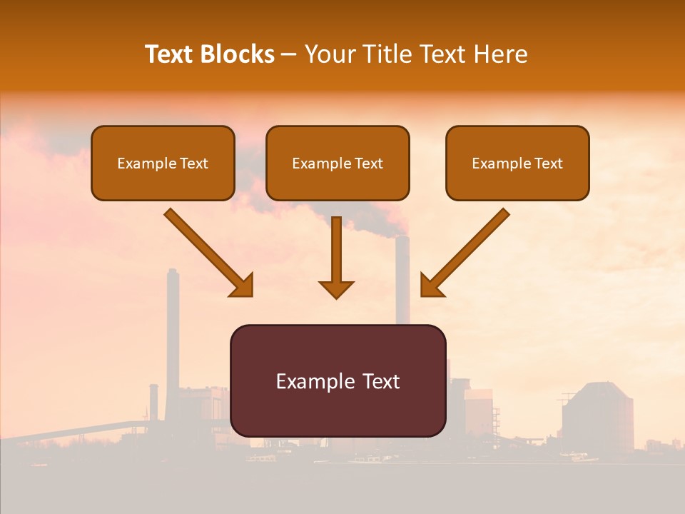Structure Smog Petroleum PowerPoint Template
